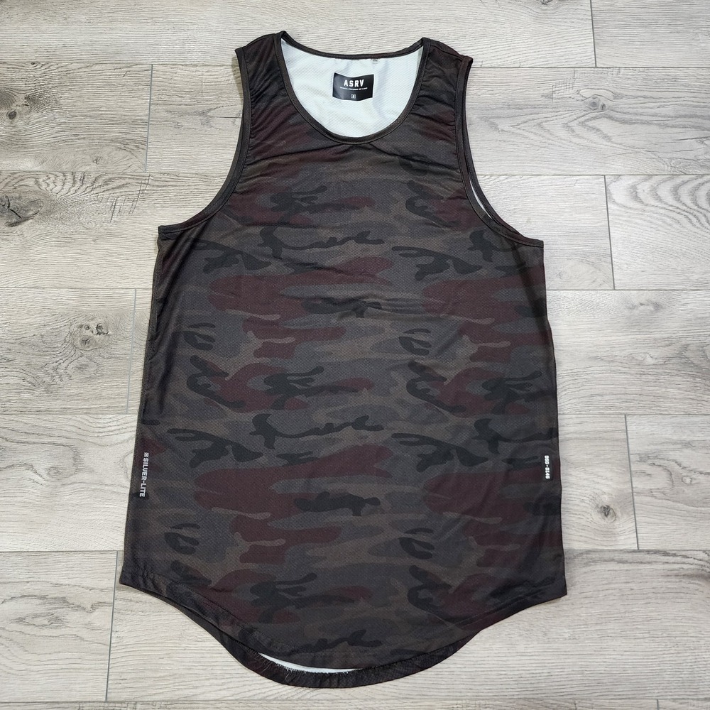 ASRV Mens Camo Training Workout‎ Tank Top Size Small NWOT